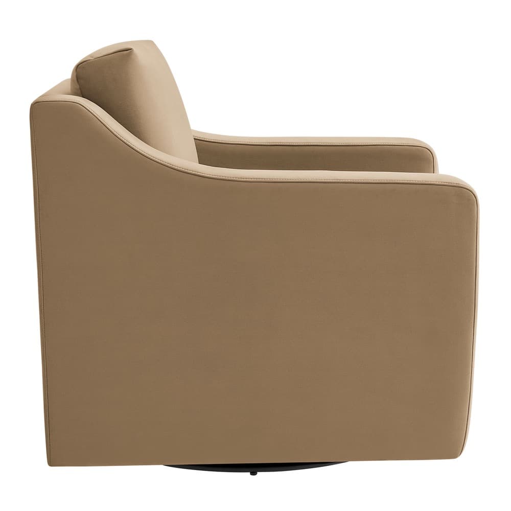 Liora Performance Velvet Armchair in Taupe by Modway - Image 4