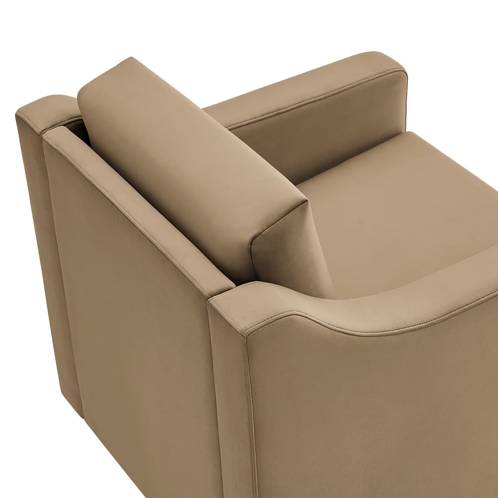 Liora Performance Velvet Armchair in Taupe by Modway - Image 7