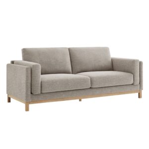 Roscoe 81 inch Fabric Sofa in Pewter by Modway