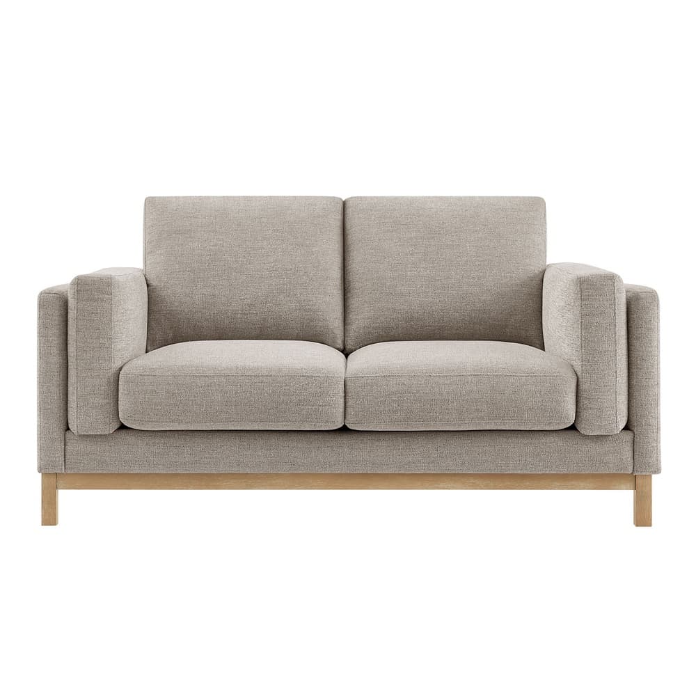 Roscoe 63 inch Fabric Loveseat in Pewter by Modway - Image 6