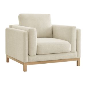 Roscoe Fabric Armchair in Ivory by Modway
