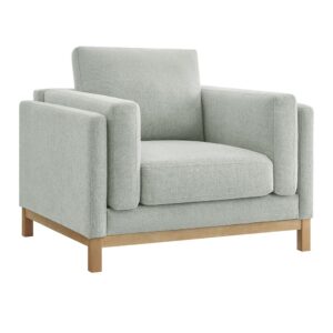 Roscoe Fabric Armchair in Mist by Modway