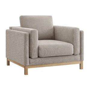 Roscoe Fabric Armchair in Pewter by Modway