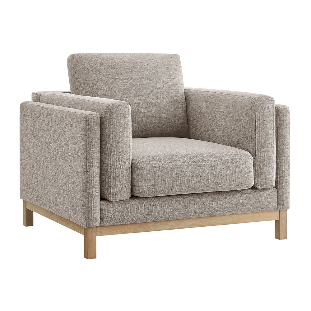 Roscoe Fabric Armchair in Pewter by Modway