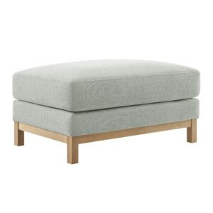 Roscoe Fabric Ottoman in Mist by Modway