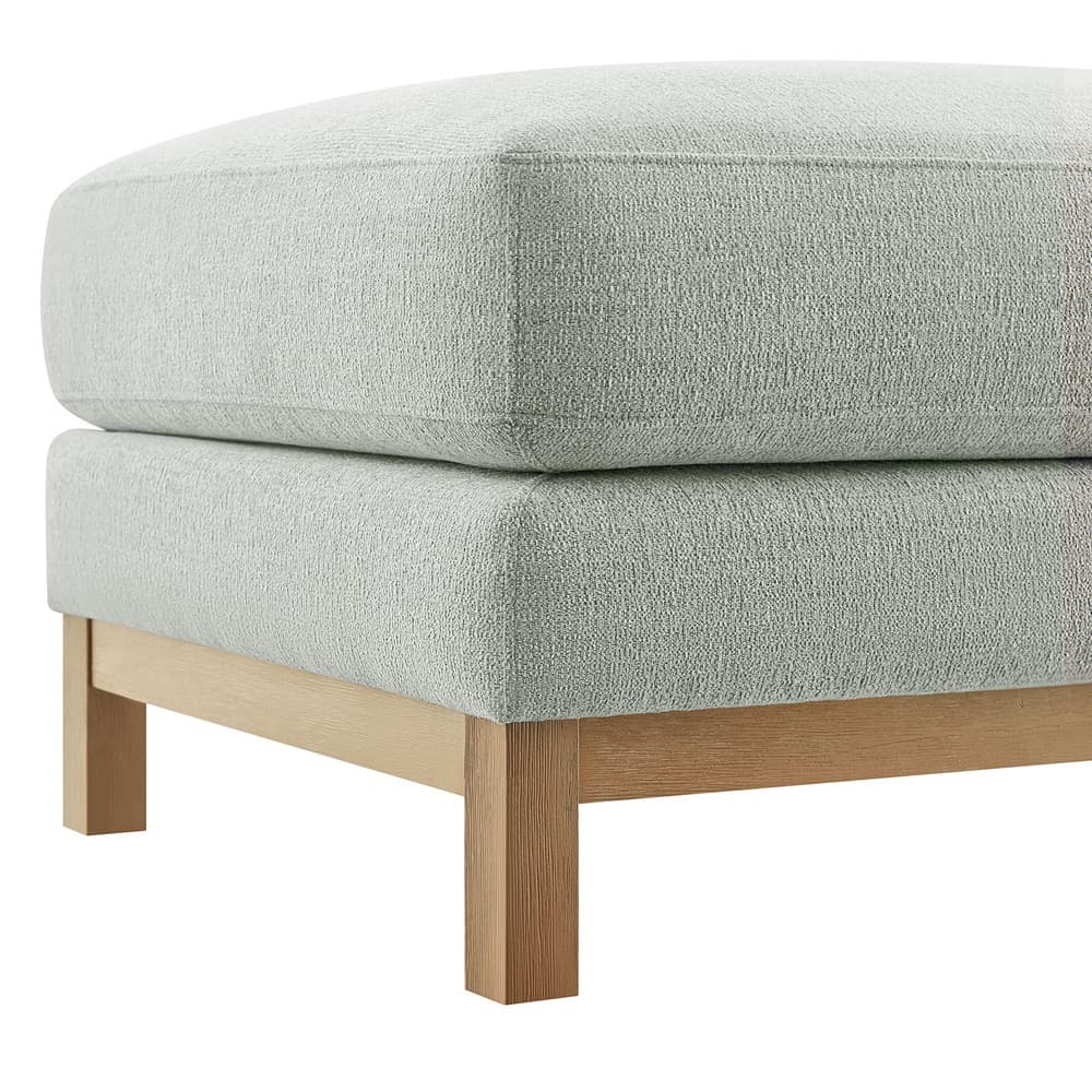 Roscoe Fabric Ottoman in Mist by Modway - Image 7