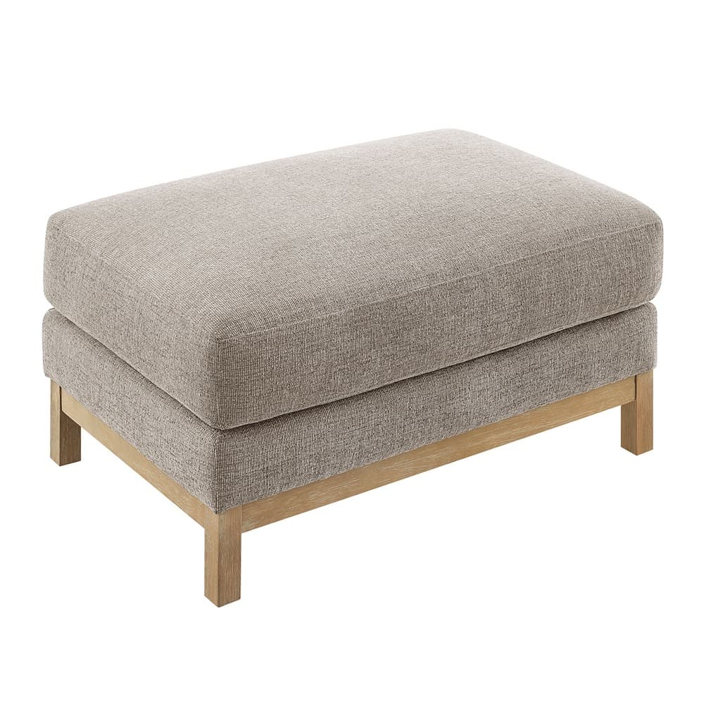 Roscoe Fabric Ottoman in Pewter by Modway - Image 4