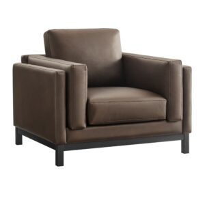 Roscoe Vegan Leather Armchair in Espresso by Modway
