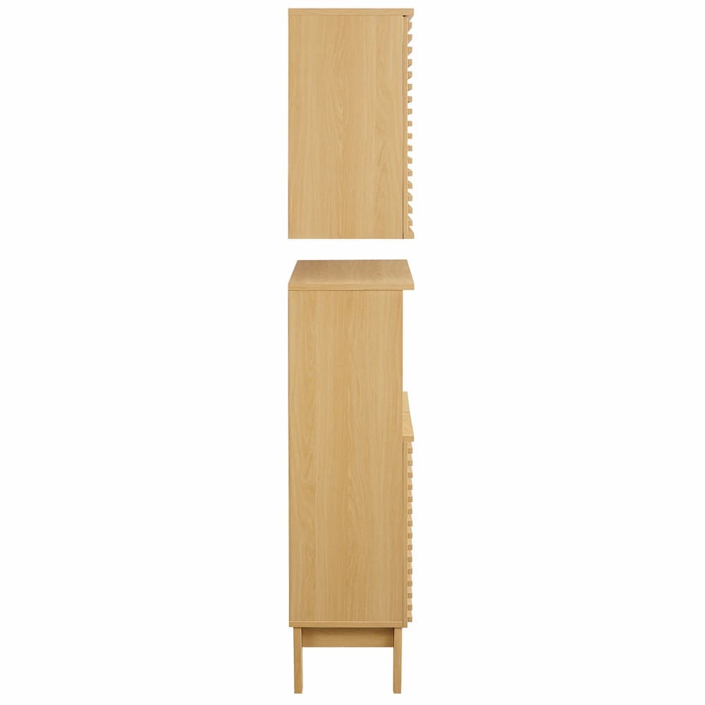 Render Bathroom Cabinet Set in Oak by Modway - Image 5