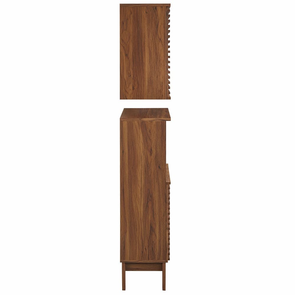 Render Bathroom Cabinet Set in Walnut by Modway - Image 5