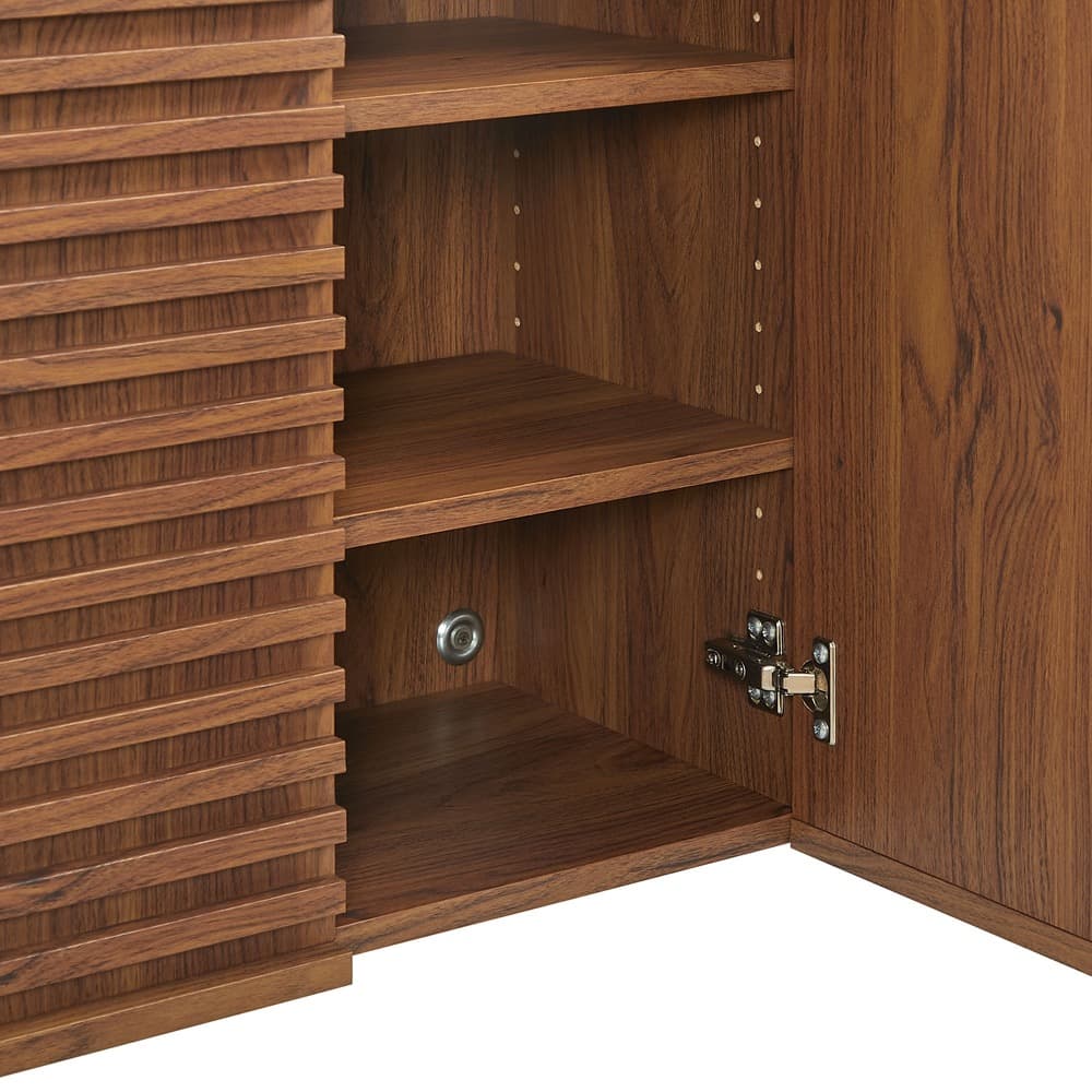 Render Bathroom Cabinet Set in Walnut by Modway - Image 8