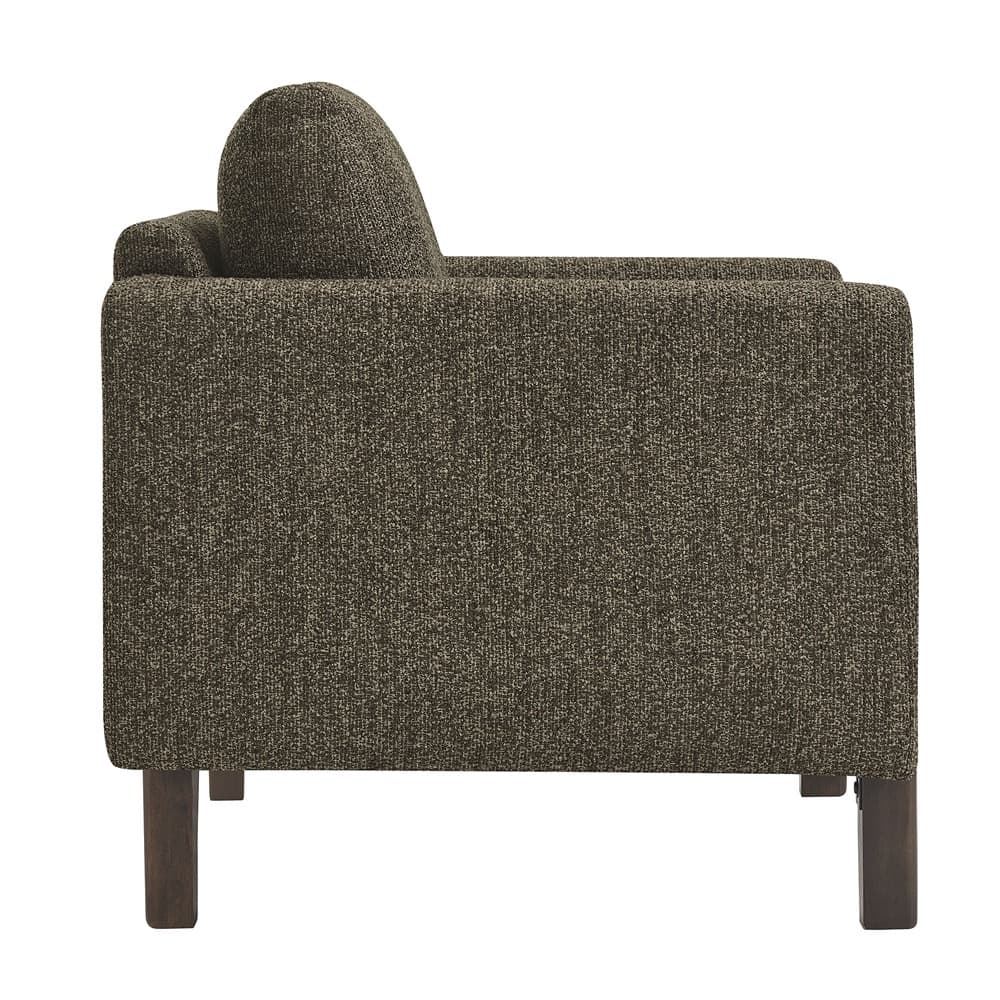 Hawken Boucle Fabric Accent Armchair in Antique Espresso by Modway - Image 4