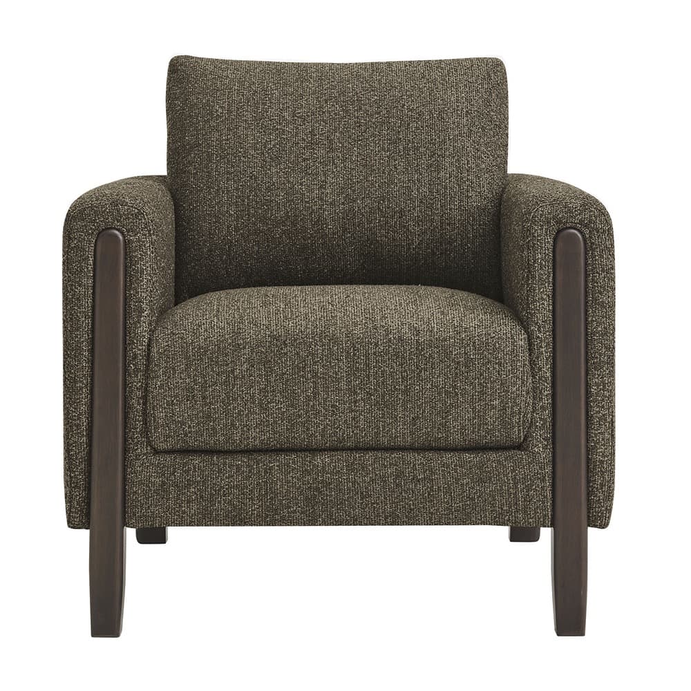 Hawken Boucle Fabric Accent Armchair in Antique Espresso by Modway - Image 6