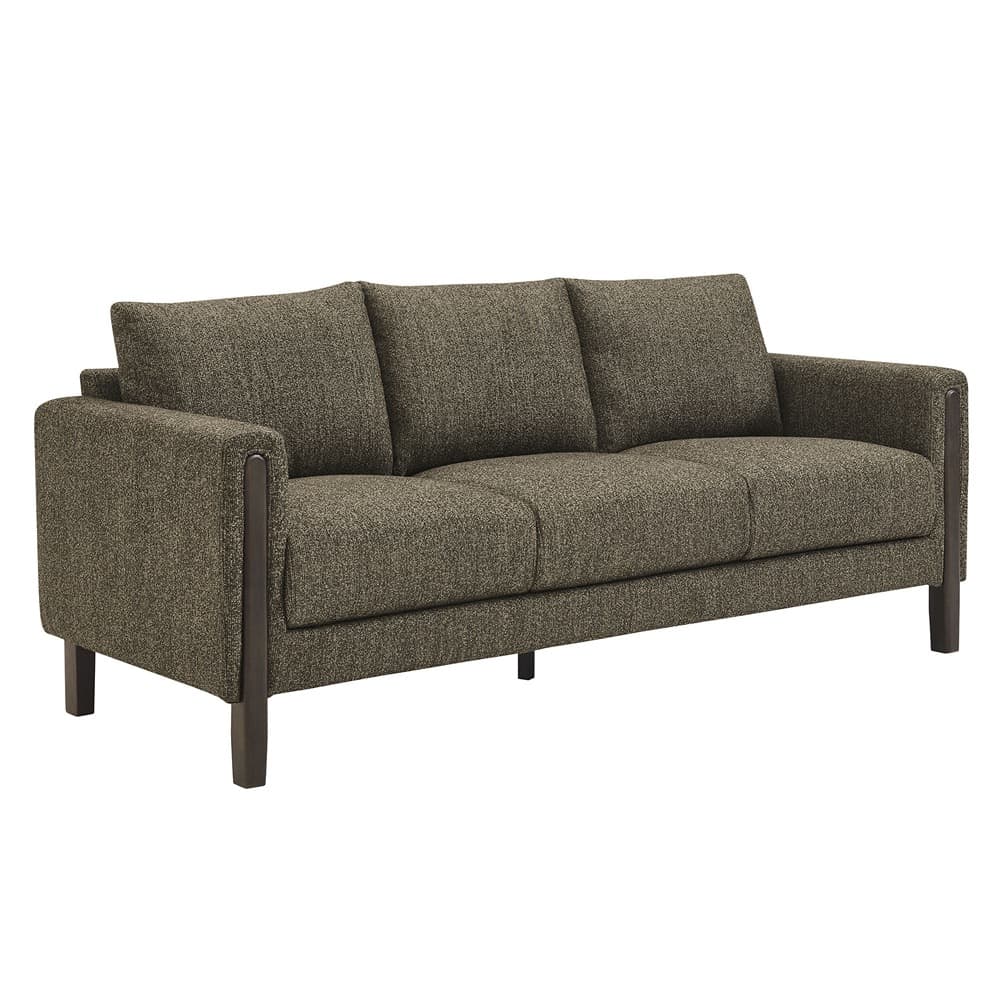 Hawken Boucle Fabric Sofa in Antique Espresso by Modway
