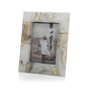 Preto Agate Photo Frame for 5 x 7 Photo by Zodax