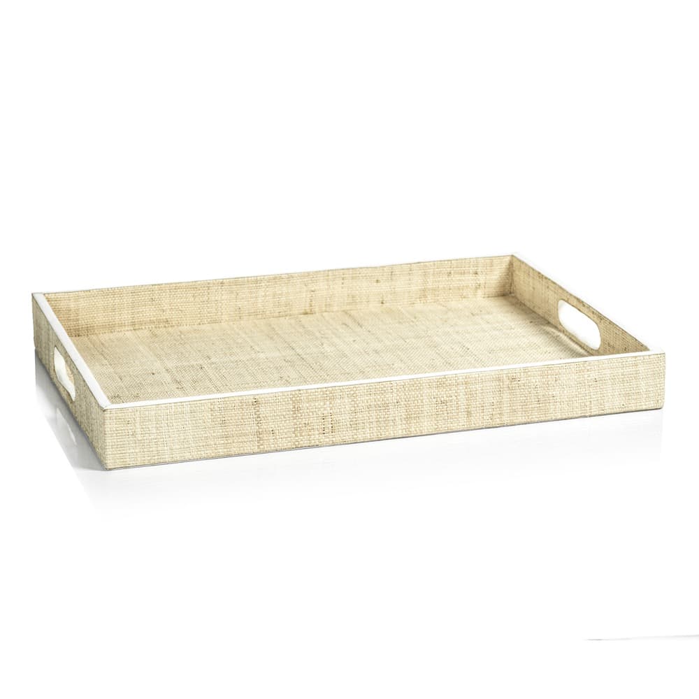 Zodax Atelier Raffia Tray - Thumbnail 4