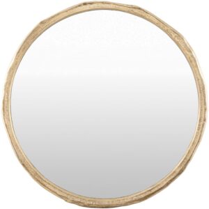 Arenas Aluminum Accent Mirror in Gold by Livabliss