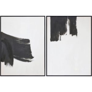 Brush Strokes Framed Art Set by Livabliss