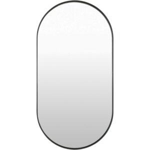 Carbondale Iron Accent Mirror in Black by Livabliss