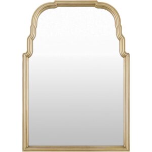 Canterbury Manufactured Wood Mantel Mirror in Champagne by Livabliss
