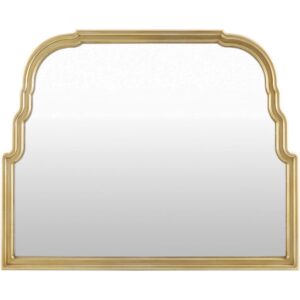 Canterbury Manufactured Wood Mantel Mirror in Champagne by Livabliss