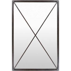 Forge Iron Full Length Mirror in Black by Livabliss