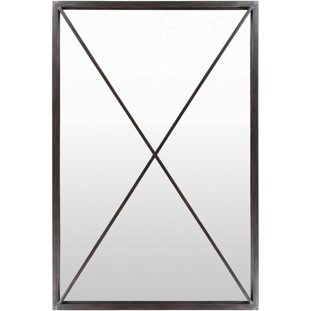 Forge Iron Full Length Mirror in Black by Livabliss