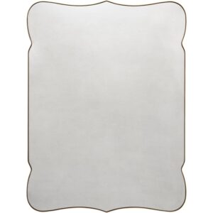 Imelda Iron Accent Mirror in Gold by Livabliss