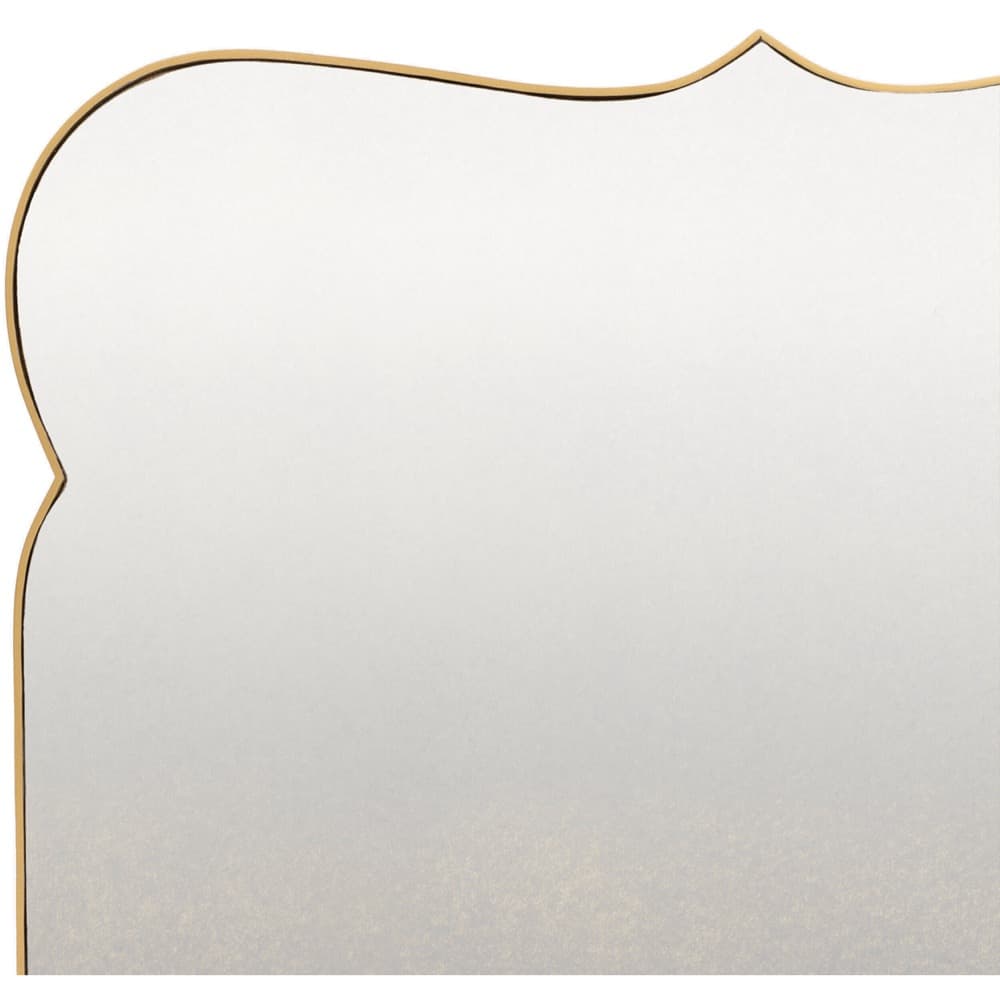 Imelda Iron Accent Mirror in Gold by Livabliss - Image 2