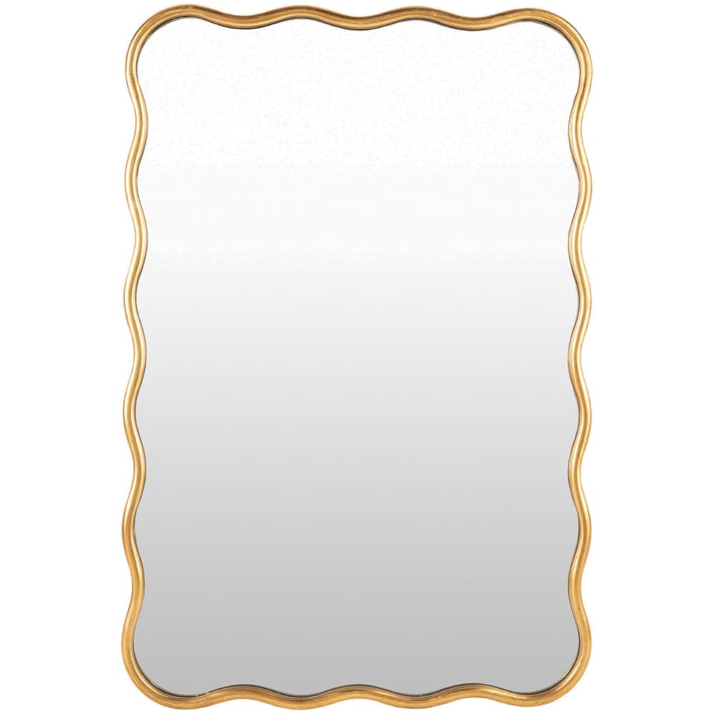 Ismenia Iron Accent Mirror in Gold by Livabliss