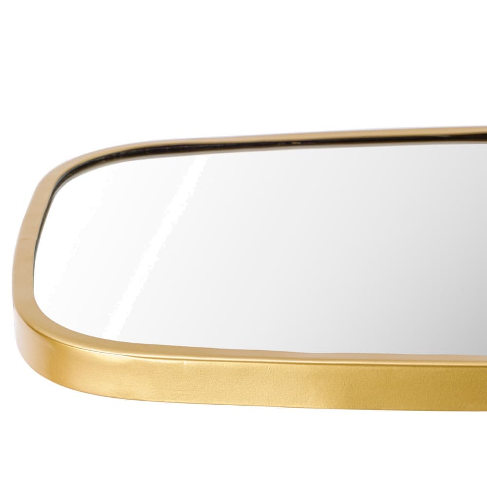 Inverness Iron Accent Mirror in Gold by Livabliss - Image 2