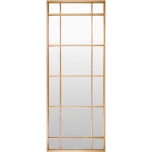 Lanka Iron Full Length Mirror in Gold by Livabliss