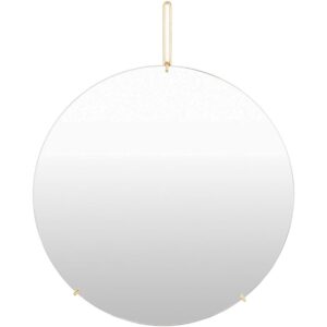 Lunar Stainless Steel Accent Mirror in Gold by Livabliss