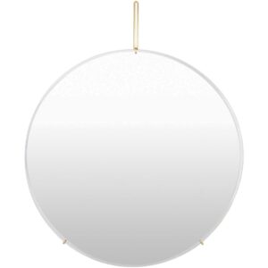 Lunar Stainless Steel Accent Mirror in Gold by Livabliss