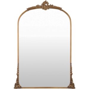 Nightingale Iron Accent Mirror in Gold by Livabliss
