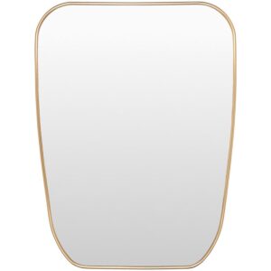 Maayan Aluminum Accent Mirror in Gold by Livabliss