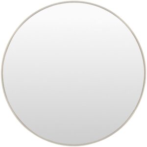 Ceraon Aluminum Accent Mirror in Brown by Livabliss