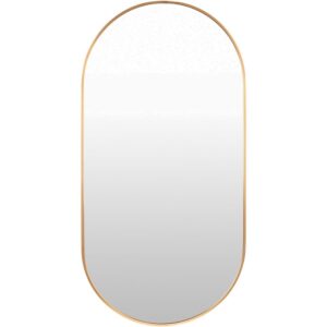 Ceraon Aluminum Accent Mirror in Gold by Livabliss