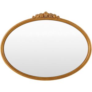 Arrendale Manufactured Wood Accent Mirror in Gold by Livabliss