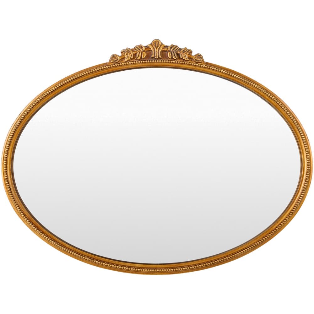 Arrendale Manufactured Wood Accent Mirror in Gold by Livabliss