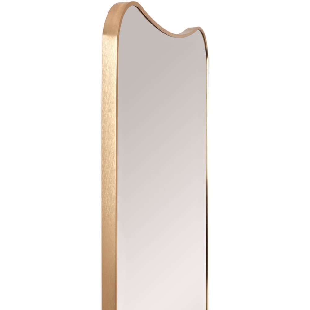Bellona Aluminum Accent Mirror in Gold by Livabliss - Image 2