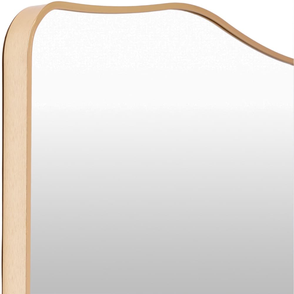 Bellona Aluminum Accent Mirror in Gold by Livabliss - Image 2