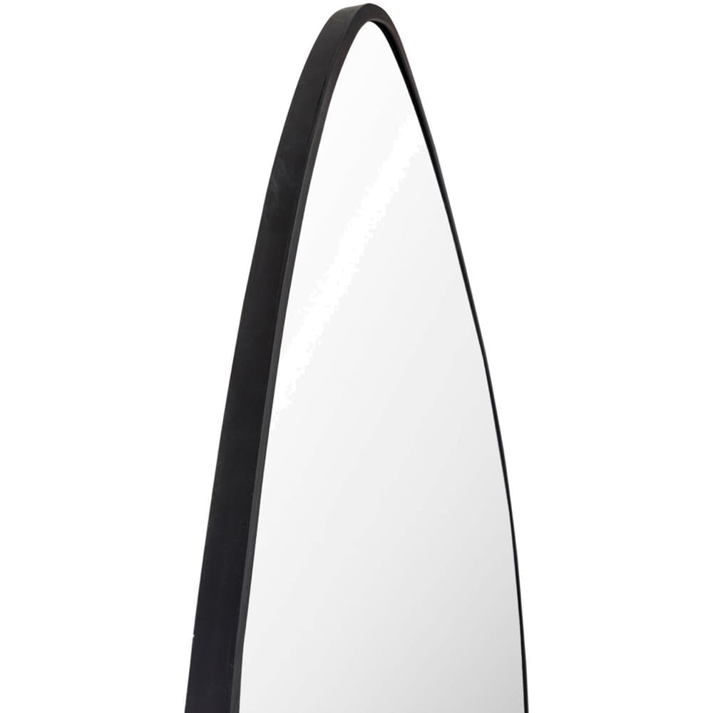 Pebble Iron Accent Mirror in Black by Livabliss - Image 2