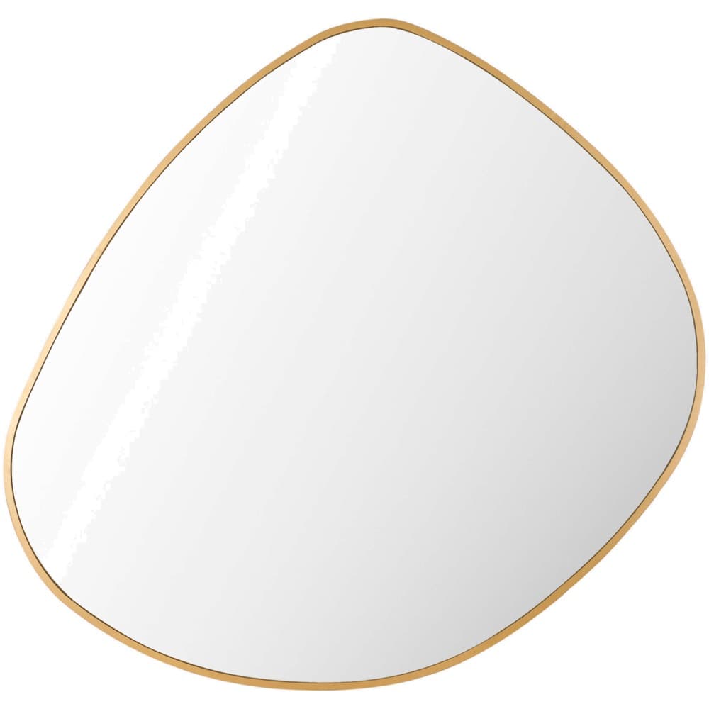 Pebble Iron Accent Mirror in Gold by Livabliss