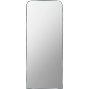 Aranya Aluminum Full Length Mirror in Metallic Silver by Livabliss