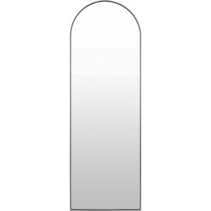 Aranya Aluminum Accent Mirror in Black by Livabliss