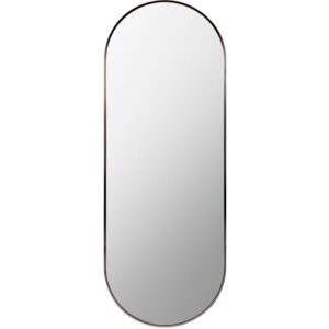 Aranya Aluminum Full Length Mirror in Black by Livabliss