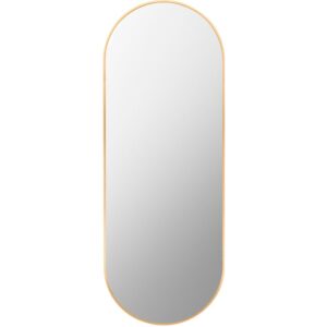 Aranya Aluminum Accent Mirror in Gold by Livabliss