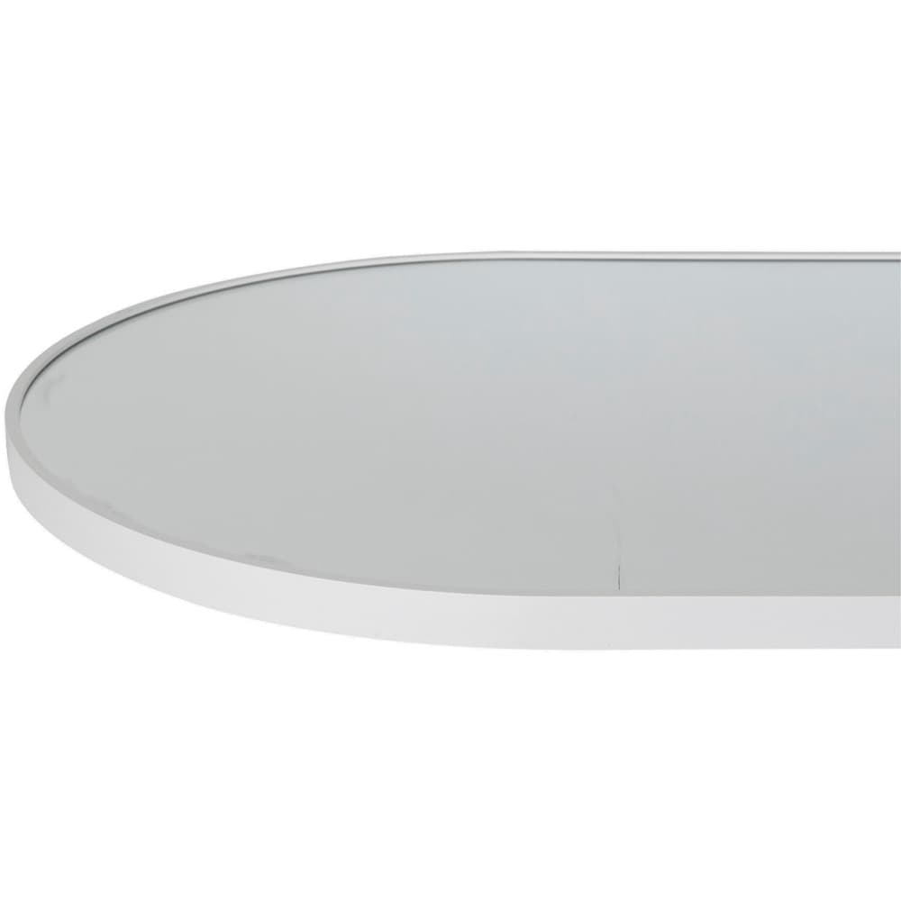 Aranya Aluminum Full Length Mirror in White by Livabliss - Image 2
