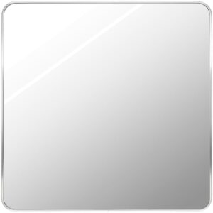 Aranya Aluminum Accent Mirror in Metallic Silver by Livabliss